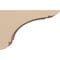 Ekena Millwork 4"W x 12"D x 8"H Classic Olympic Rough Cedar Woodgrain TimberThane Corbel, Primed Tan CORUR04X12X08OLYRCPR - alternate 4